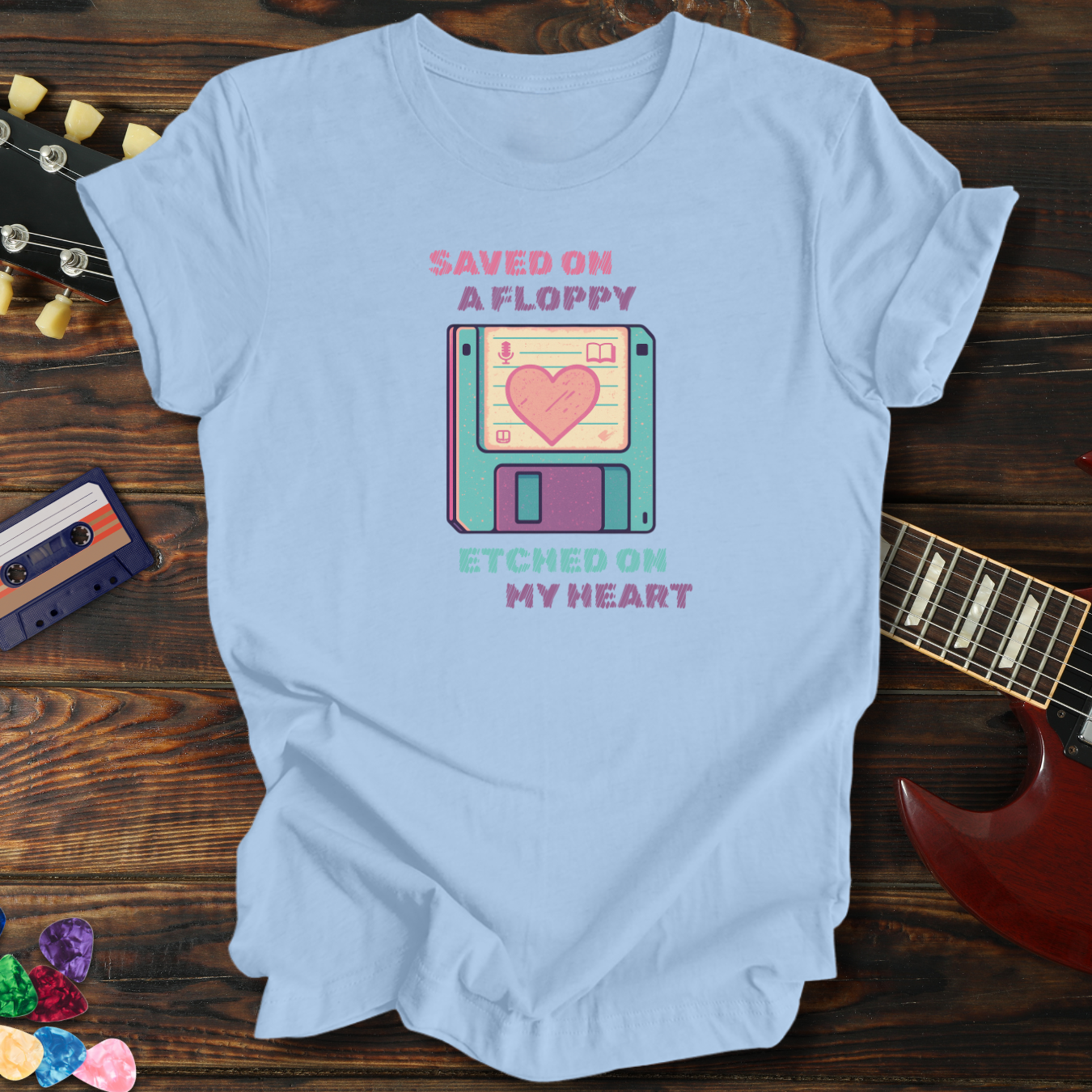 90's Etched on My Heart Tee