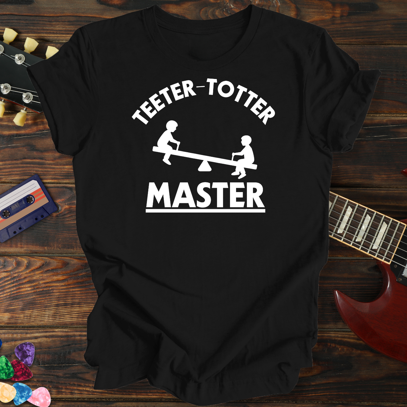 Teetor-Totter Master White Tee