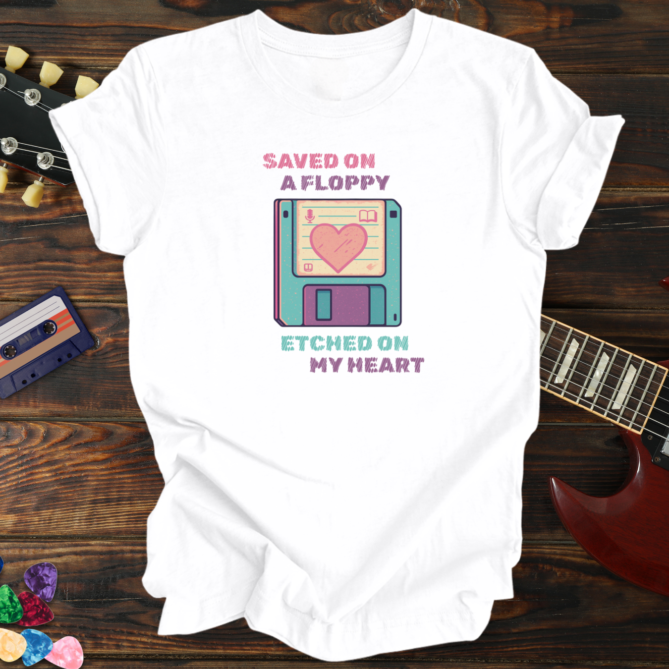 90's Etched on My Heart Tee