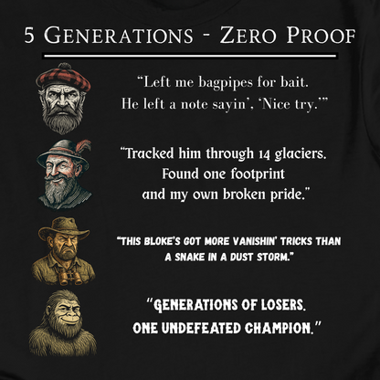 5 Generations & No Proof Version II Tee