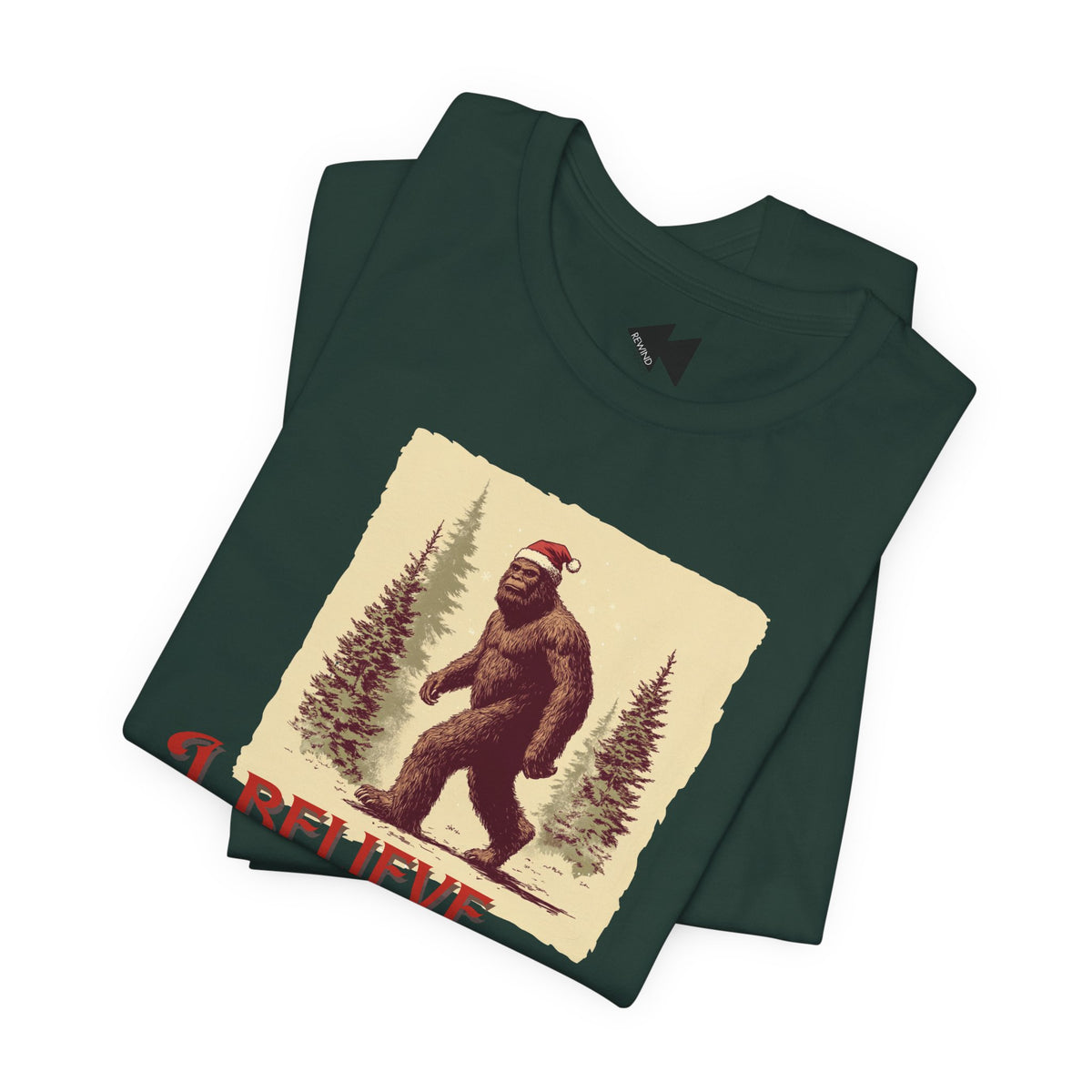 I Believe… Bigfoot Christmas Tee