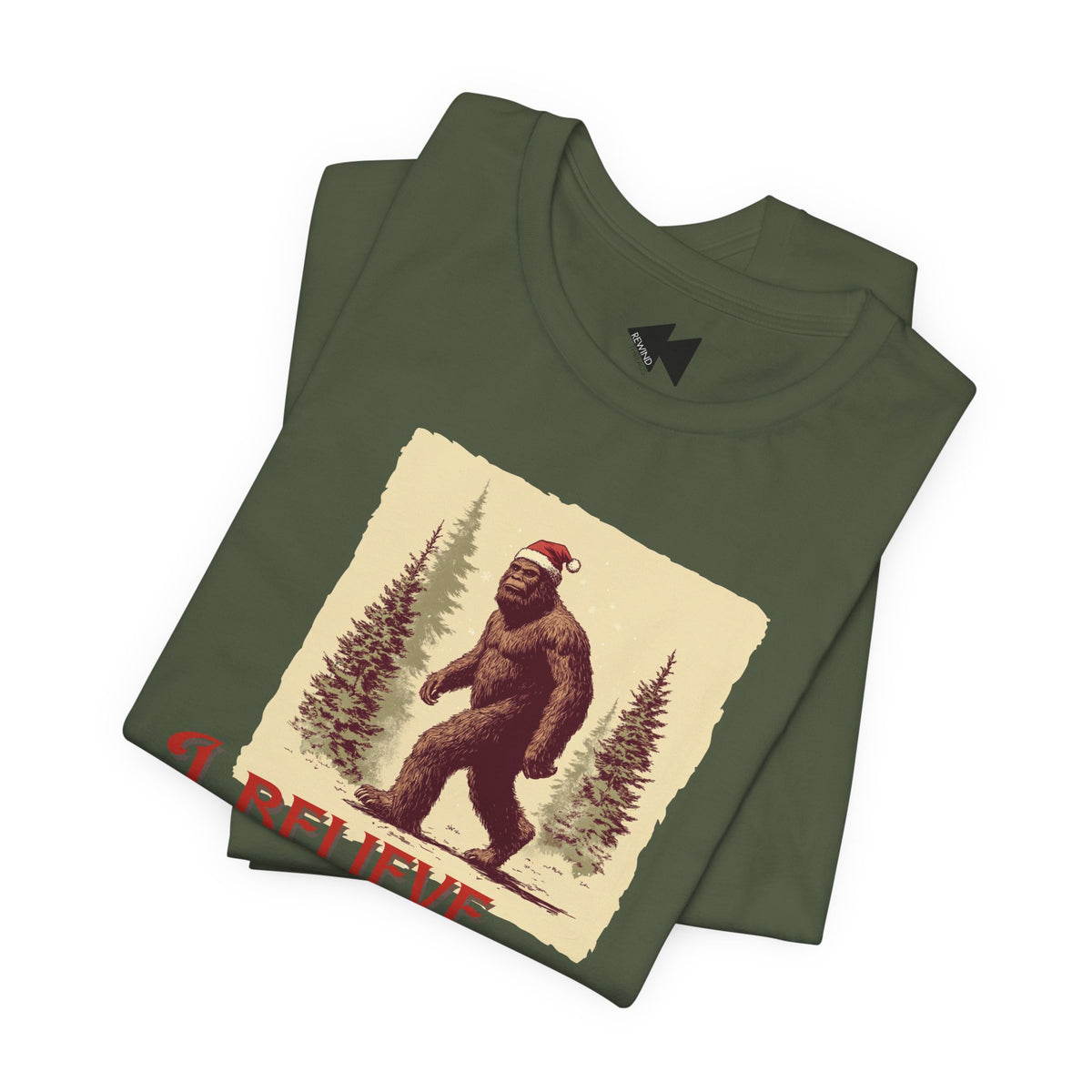 I Believe… Bigfoot Christmas Tee