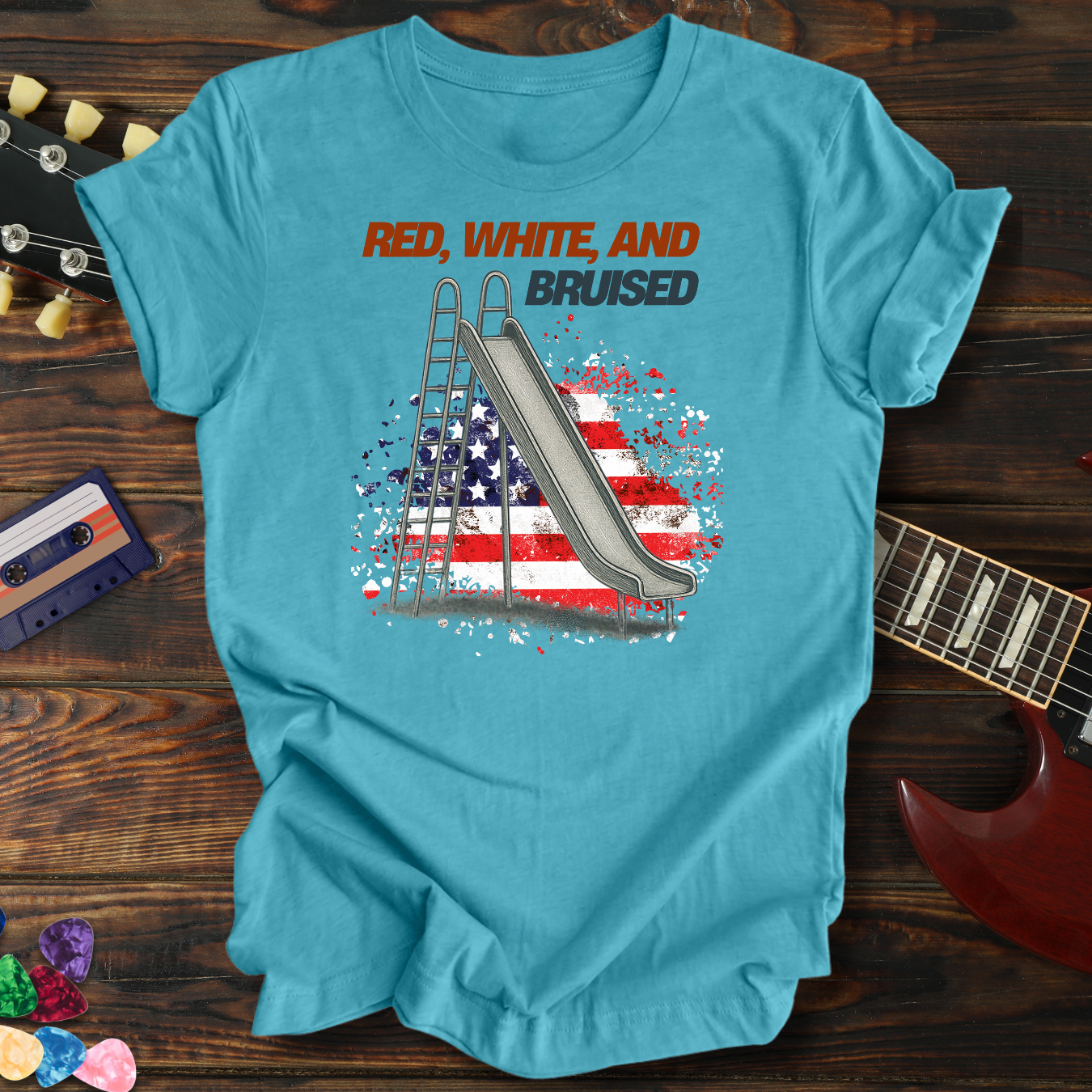 Red, White, and Bruised Tee