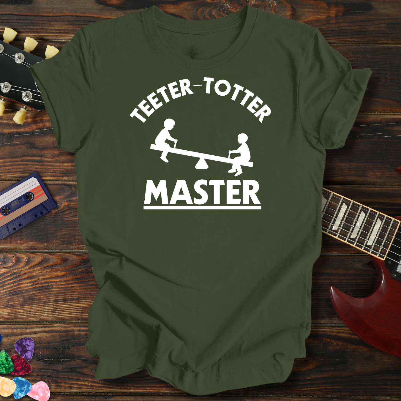 Teetor-Totter Master White Tee