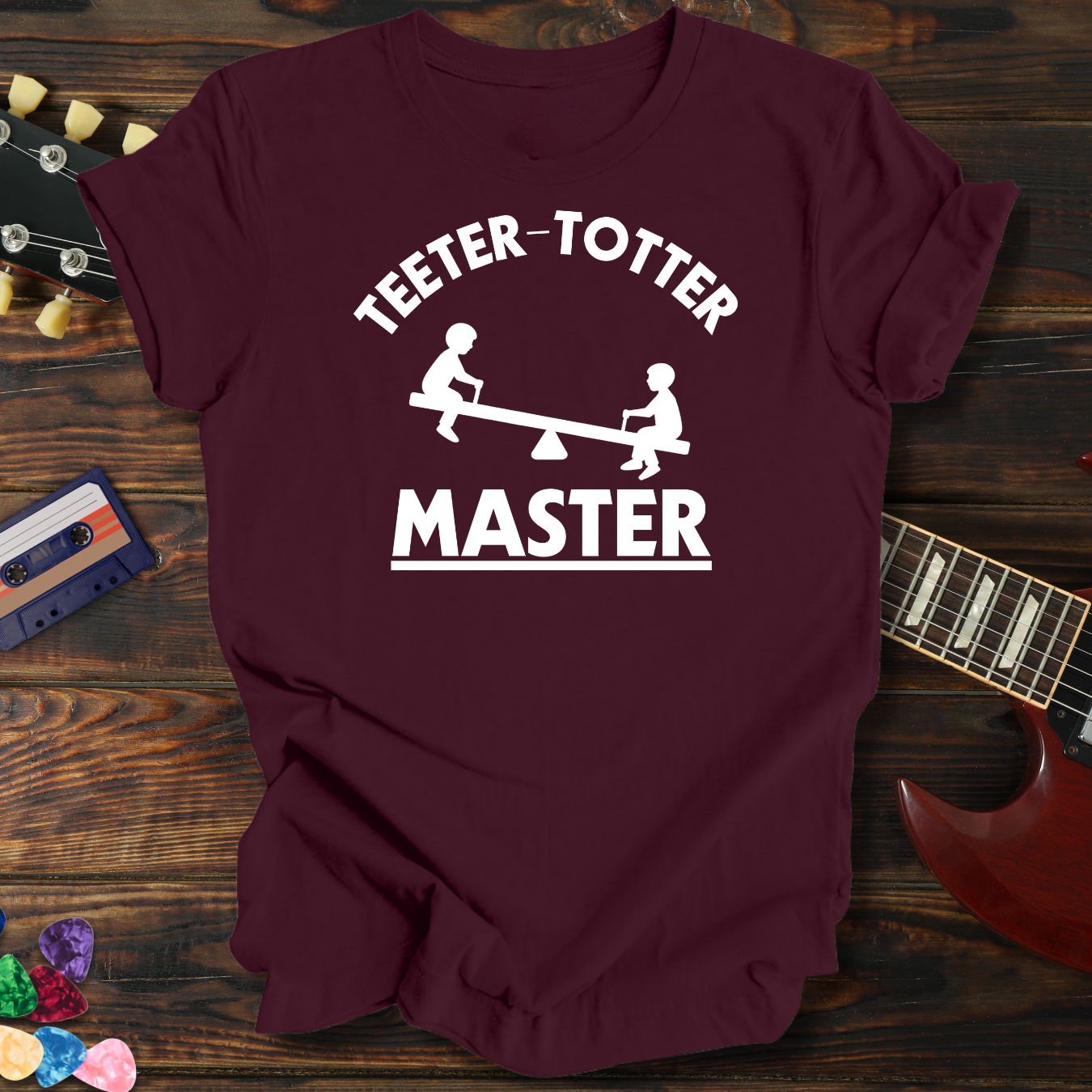 Teetor-Totter Master White Tee