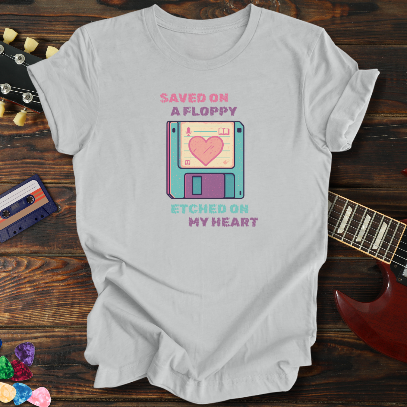 90's Etched on My Heart Tee